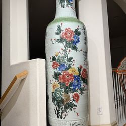 2 Pairs Elegant Vintage Floral Vase 