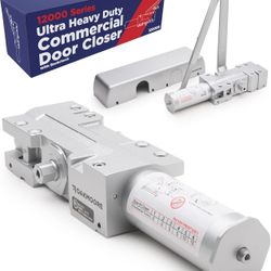 Ultra Heavy Duty Commercial Door Closer, Automatic Self Closing Door Hinges, ADA UL Grade 1-6 Listed, Door Closers Commercial High Traffic, Auto Door 