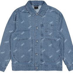 Air Jordan Flight Heritage Blue Denim Trucker Jacket