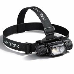 Headlamp, 1200 Lumens, IP67 Waterproof, Red Green Light, Rechargeable Head Light for Camping Hiking