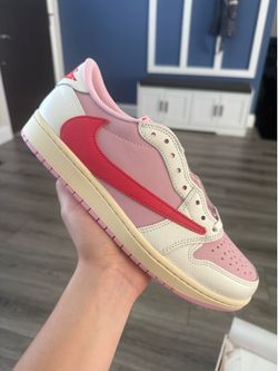 Travis Scott Air Jordan 1 Retro Low OG Sail Tropical Pink