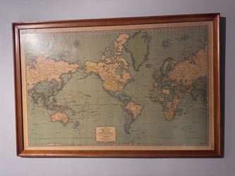 Large world map