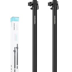 Vondynote Set of 2 Speaker Pole for Subwoofer Height Adjustable Fits M20