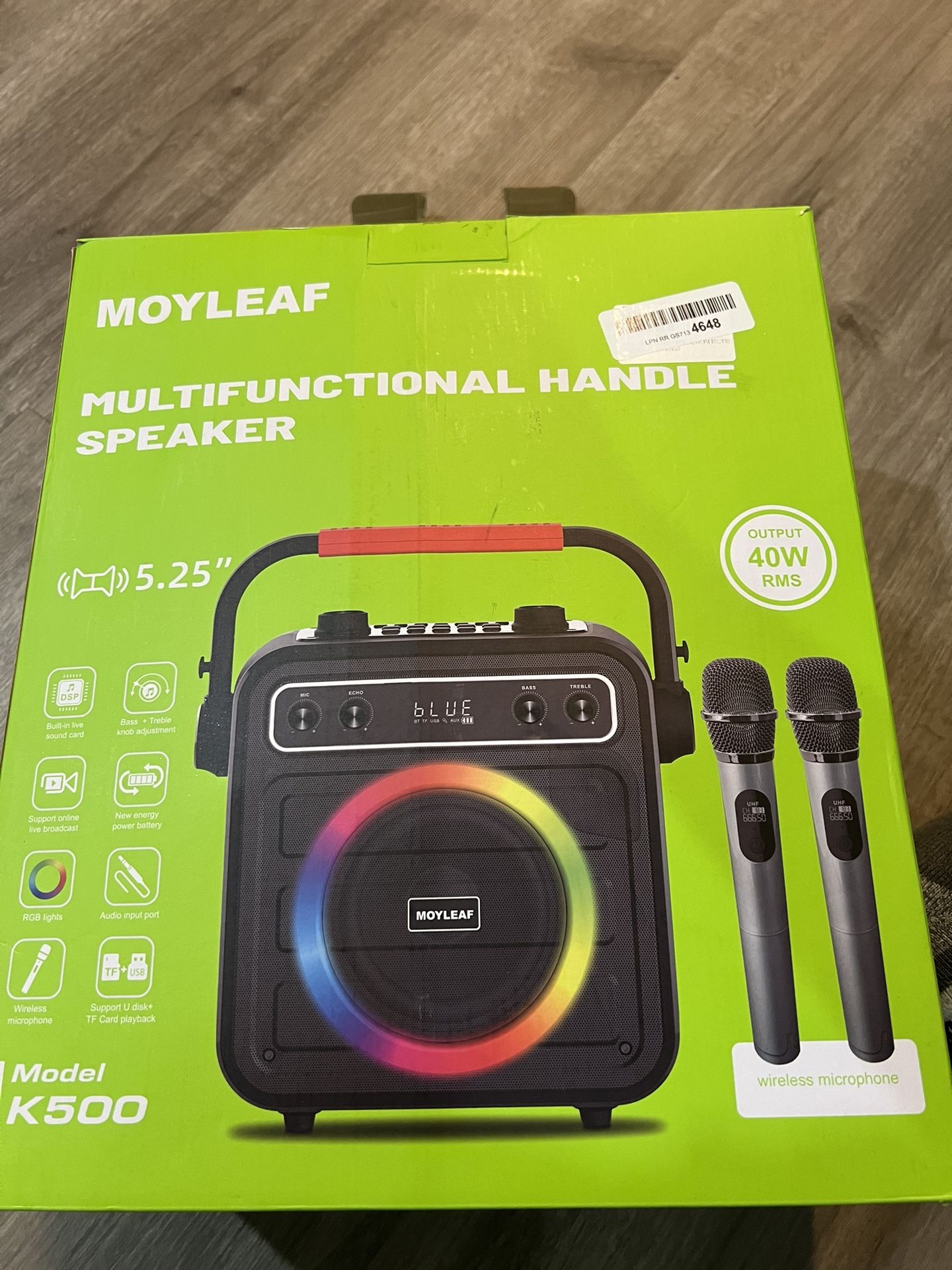 moyleaf karaoke machine k500