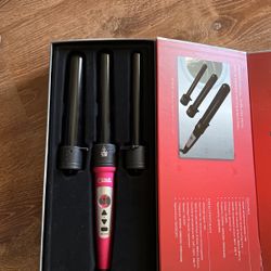 Curling Iron w/3 Barrels  NEW