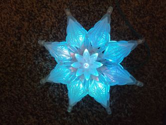 8-Point Star Tree Topper With LED Lights