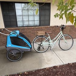 Bike And Trailer Set