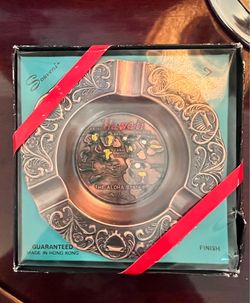 Vintage Hawaii Souvenir Metal Ashtray