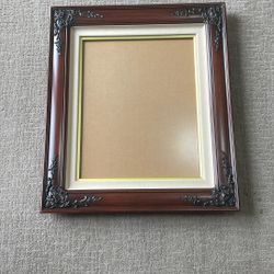 Wood Picture Frame With Matting And Glass wood Frame With Linen Matte And Gold Trim And Non Glare Glass