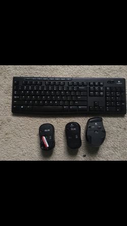 Wireless keyboard and mouses