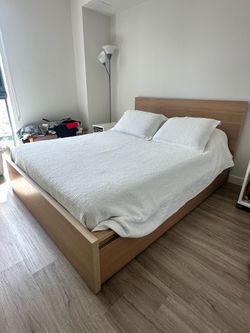 MALM Queen bed frame (mattress not included)