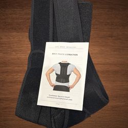 BACK BRACE ADJUSTABLE POSTURE CORRECTOR LOW BACK /SUPPORT SHOULDER BRACE BELT SIZE S