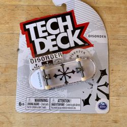 TECH DECK DISORDER SKATEBOARD GREAT FOR BIRTHDAY OR JUST TO GIVE OUT