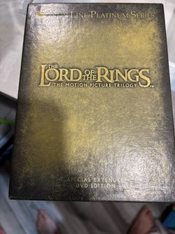 lord of the rings dvd extended book edition