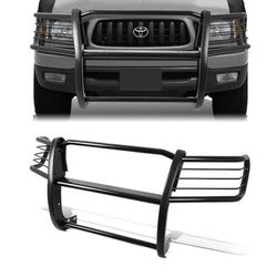 98-04 Toyota Tacoma Black Mild Steel Full Front End Bumper Brush Grille Guard