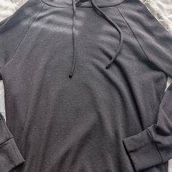 Eddie Bauer Black Hooded Sweatshirt 