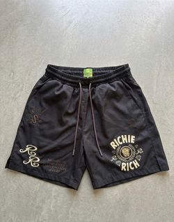 Richie Rich Black Sports Shorts Size M