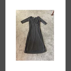 Stretchy jersey thin wrap maxi dress size 10 half sleeves