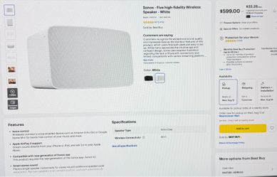 Sonos Five Speakers