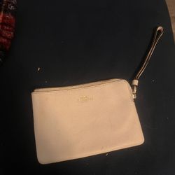 White Coach Wristlet 