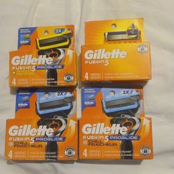 Gillette Fusion 5 Cartridges Brand New 