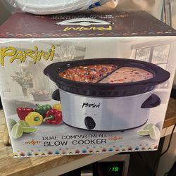 Dual Compartment Slow Cooker