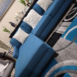Sofa Sectional Couch Reversible Chaise Like New In Perfec Condition🥳🥳 FREE DELIVERY 🥳 🚚🚛🥳🥳