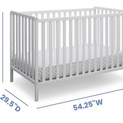 Delta White Crib 4 In 1
