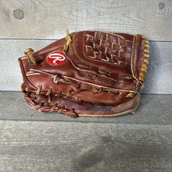 VTG Rawlings PRO SERIES Baseball Gove RHT 12" RBG36HPPRO. Rare "H-Web" Style