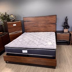 Sunset Modern 4 Piece Bedroom Set 