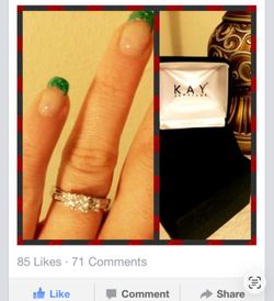 Gorgeous engagement ring (size 7)