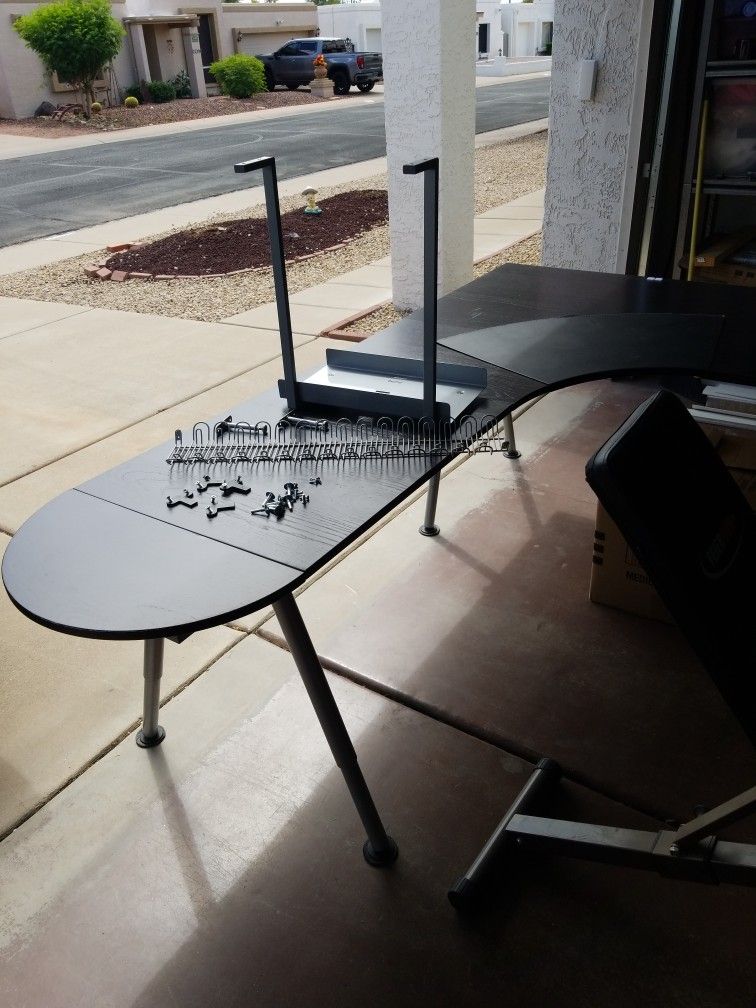 IKEA Galant Corner Desk With Extension Both Directions for Sale in