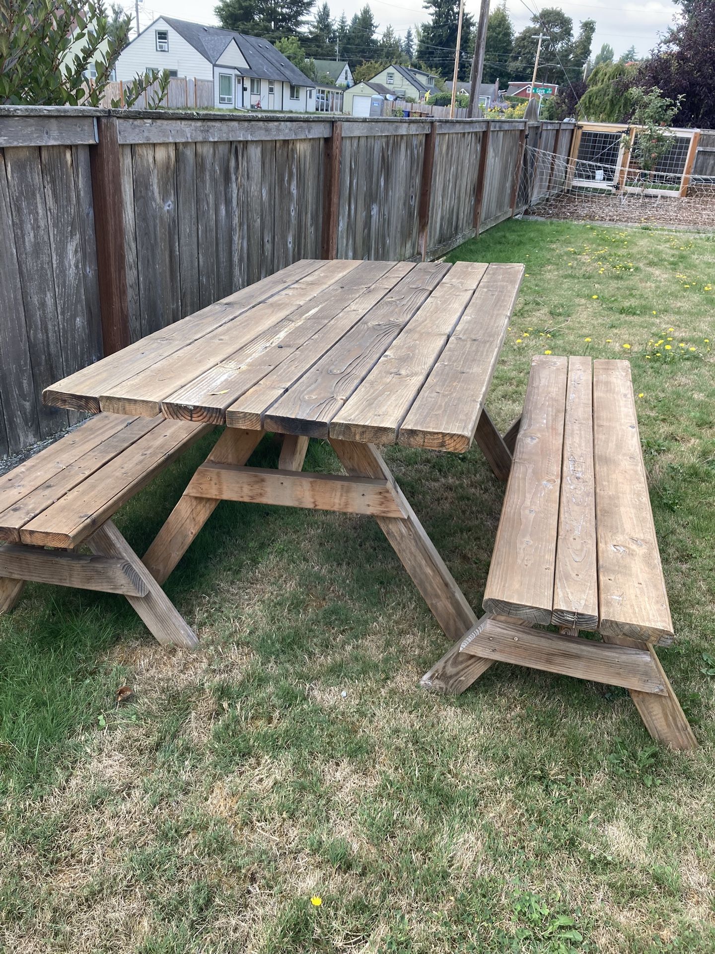 Wooden Picnic Table