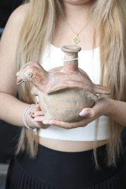 🇵🇪Pre-Columbian Antique Moche pottery vessel from ancient Peru