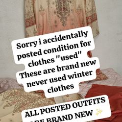 Winter Clothes Pakistani Indian 