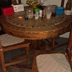 Dining Table With Chairs Beautiful Wood