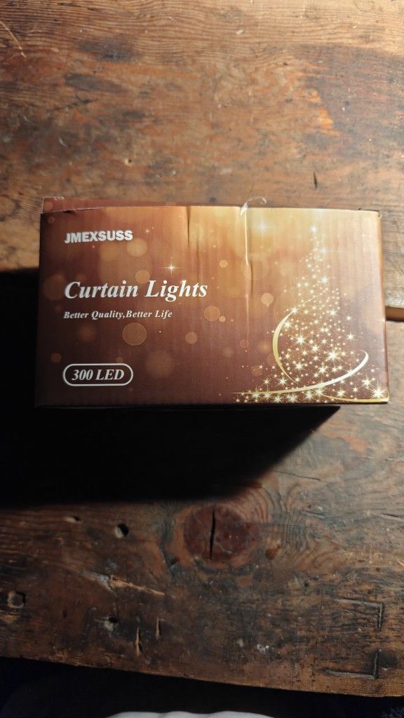 JMEXSUSS 66ft 200 LED White String Indoor Christmas Lights Outdoor Waterproof