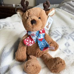 Mason the Reindeer Plush Christmas Stuffed Animal New with Tag