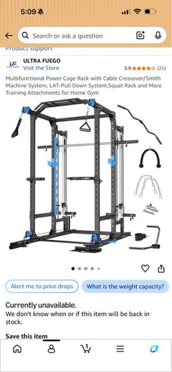 Work out equipment