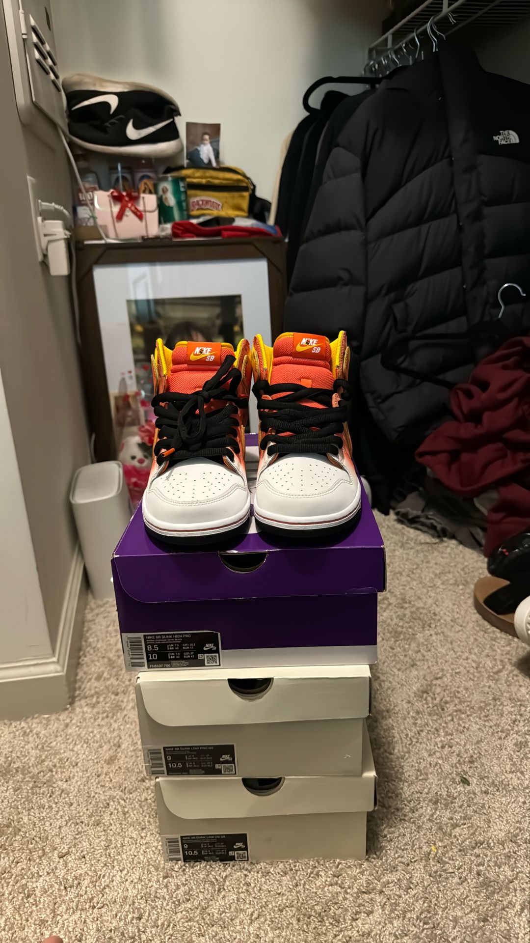 Nike Sb Dunk High Candy Corn
