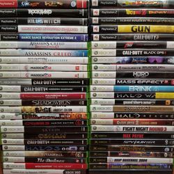 Original Xbox, Xbox 360, Nintendo Wii, PS2 / Playstation 2 Video games (Read Description)