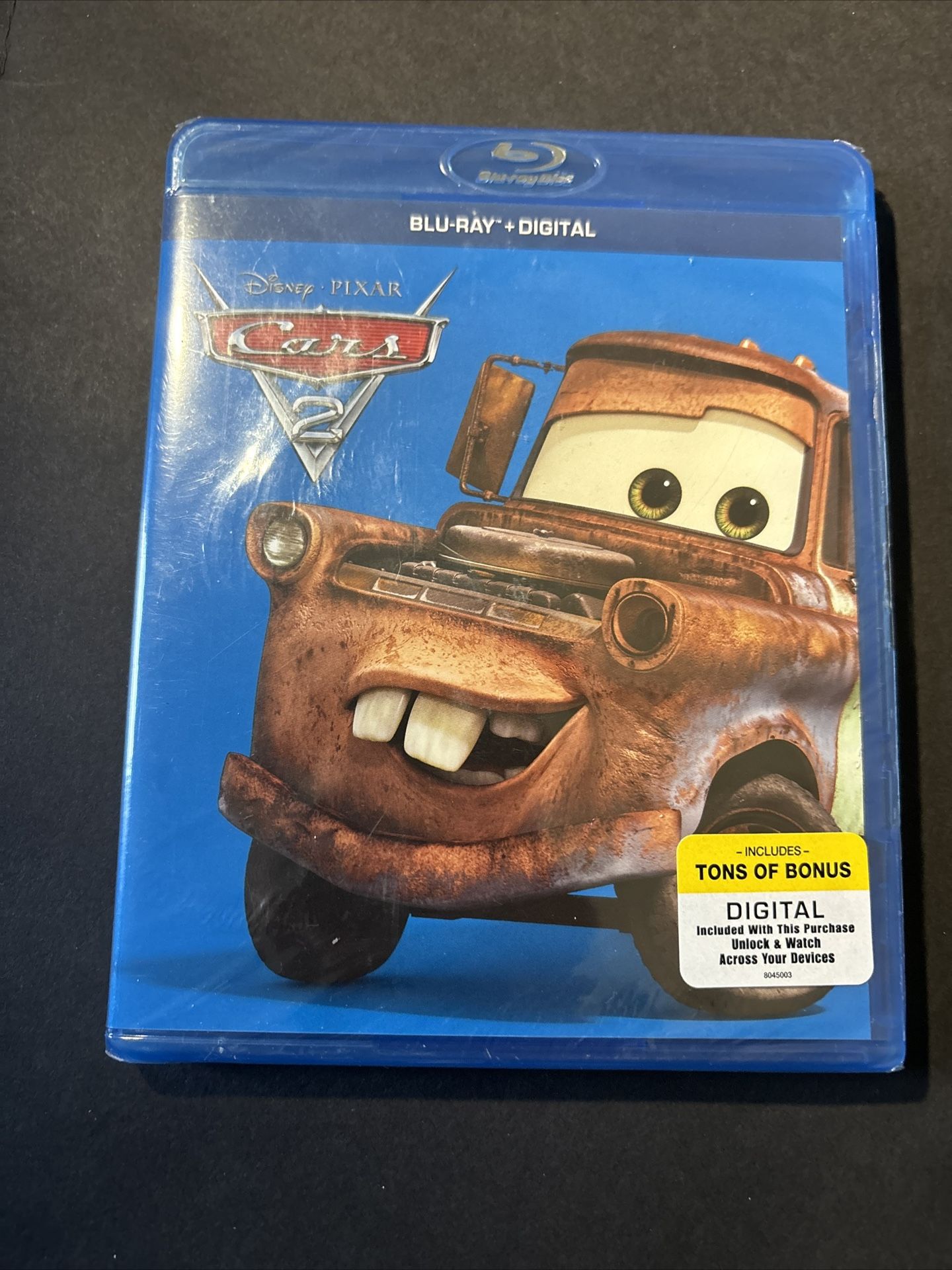 Disney Pixar Cars 2 (Blu-ray) + Digital (Sealed)