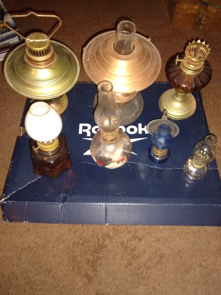 Old Vintage Oil Lamps