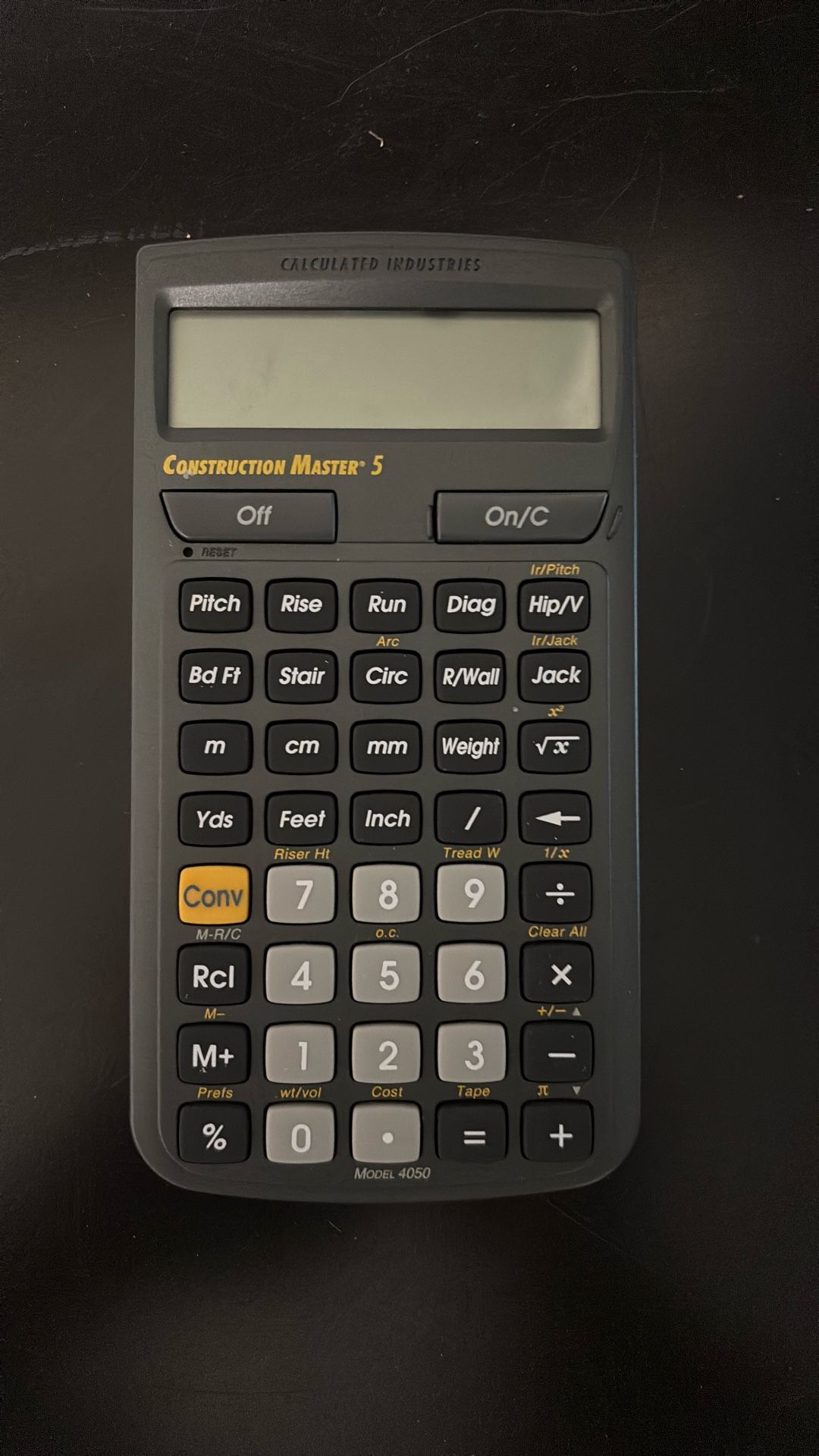 Construction Master 5 Calculator