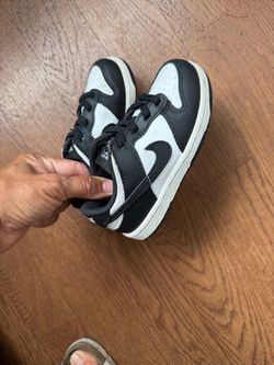 Nike Dunk Low Black and White Sneakers 8.5 C