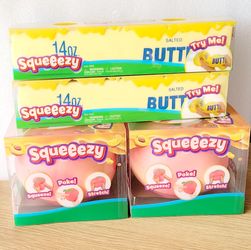 Squeeezy Butter and Peach - Lot of 4