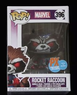 Funko Pop Rocket Raccoon PX exclusive