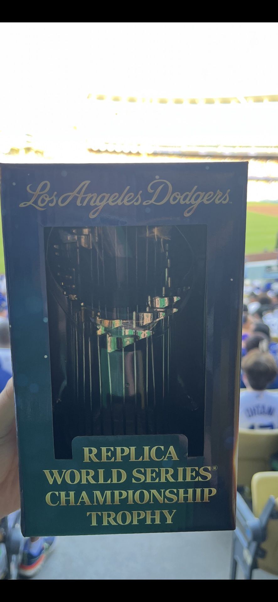 LA Dodgers Replica World Series Championship Trophy SGA 6/17/25