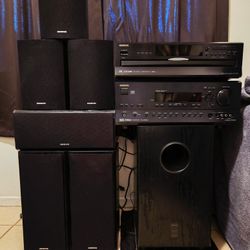 "Best Offer "Onkyo House Theater surround Sound System / Remote Controls