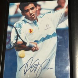 Pete Sampras Autographed Picture 
